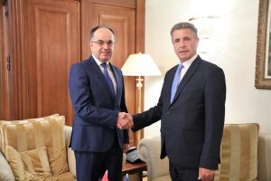 Presidenti i Republikës, Sh. T. Z. Bajram Begaj pret Ambasadorin e Republikës së Kosovës, Sh. T. Z. Skënder Durmishi