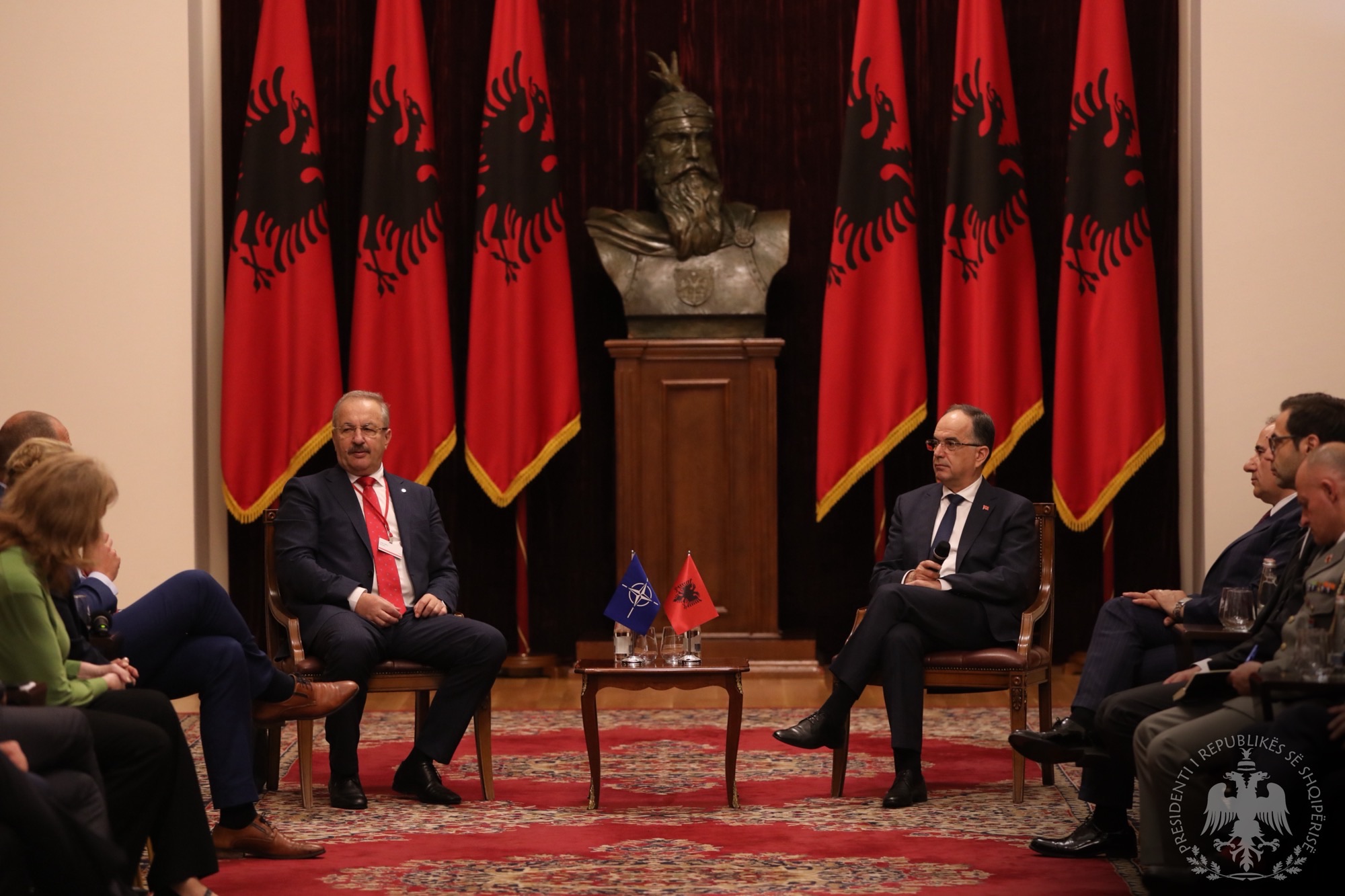 President of the Republic meets with the delegation from the NATO Parliamentary Assembly